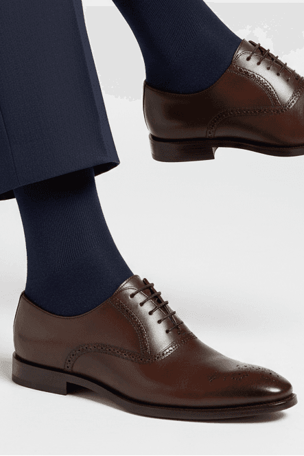 Calze Lunghe Uomo Gallo - Blu Tinta Unita in Calze Couture - Sestu, commercioVirtuoso.it