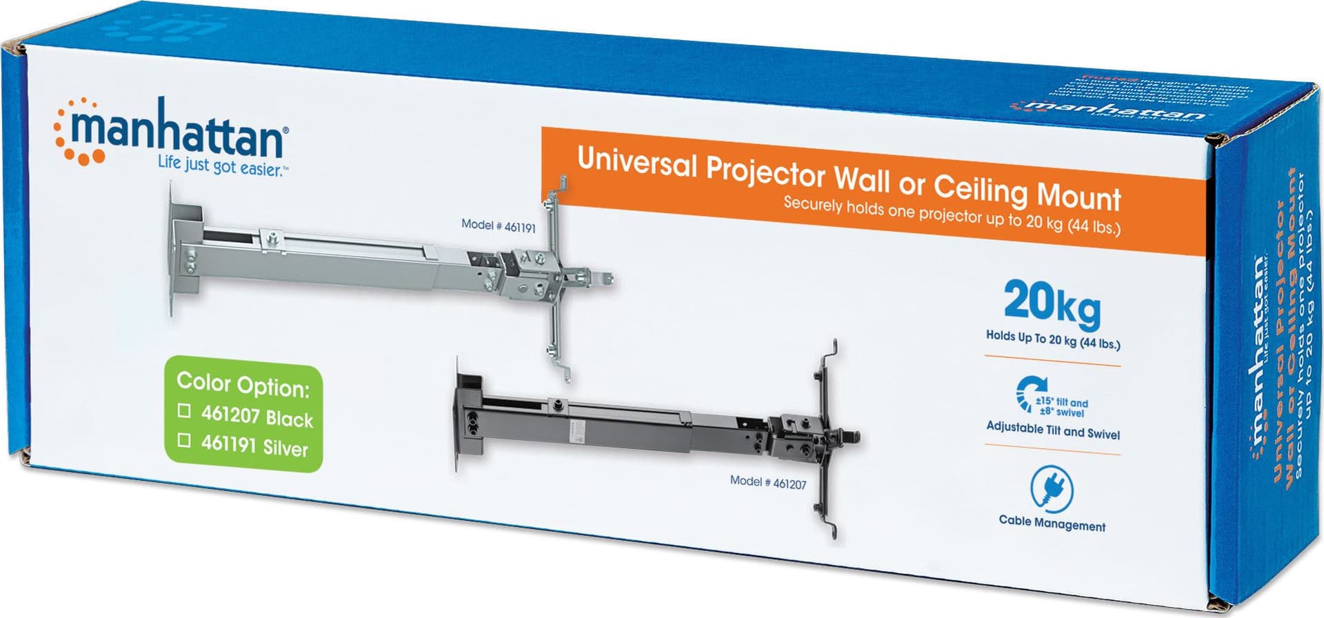 Staffa Universale a Parete-Soffitto per Proiettori Estensione 43-65 cm in Supporti per proiettori Scontolo.net - Potenza, commercioVirtuoso.it