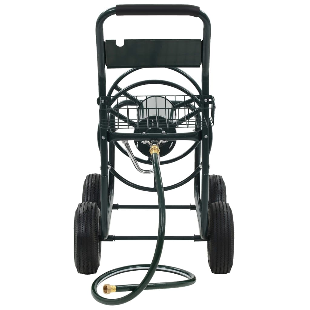 Carrello Avvolgitubo da Giardino in Acciaio 75 m con Connettori 1/2" in Carrelli avvolgitubo Esplodia - Napoli, commercioVirtuoso.it