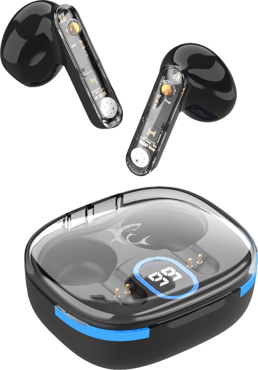 Auricolari Wireless Bluetooth v5.3 Custodia di Ricarica con Display Nero in Cuffie In-Ear Scontolo.net - Potenza, commercioVirtuoso.it