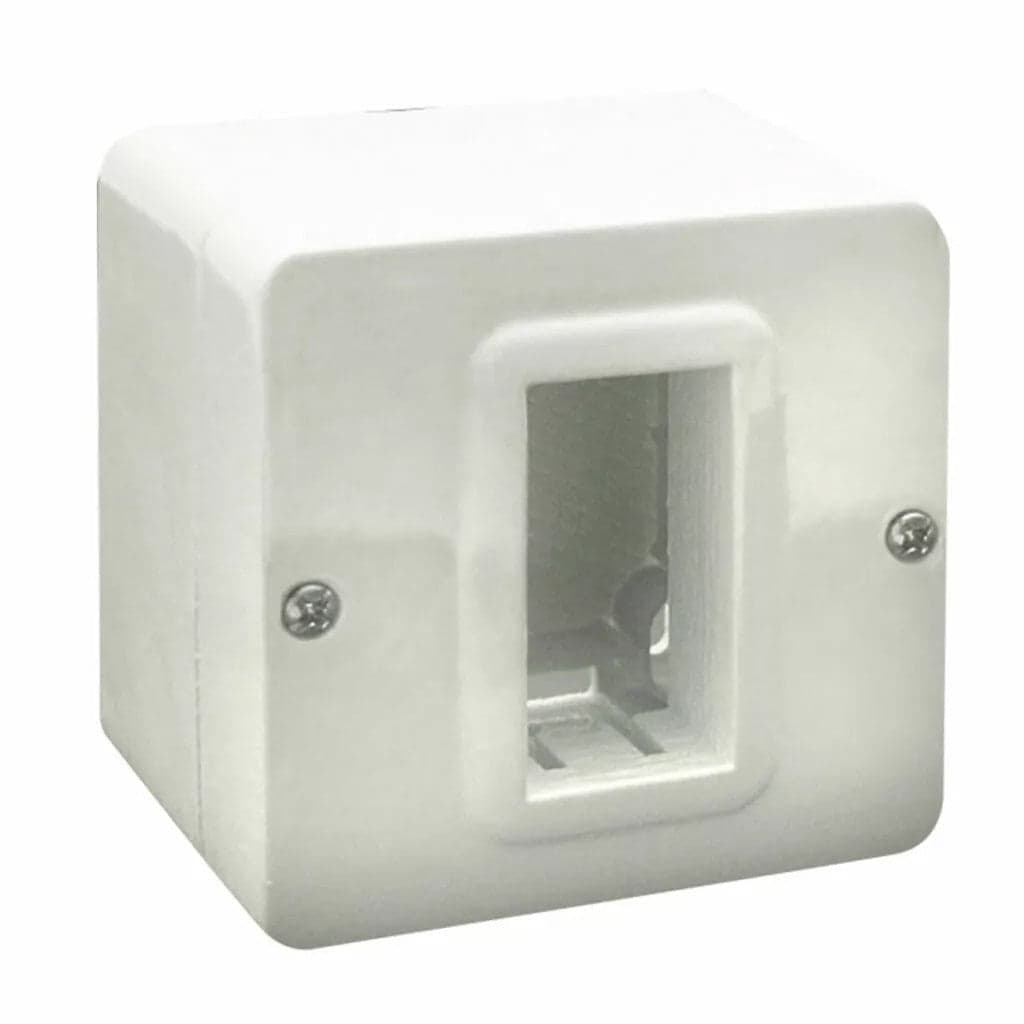 Contenitore Autoportante Minicanali IP40 S44 1 Modulo Bianco in Placche combinate interruttori e prese Scontolo.net - Potenza, commercioVirtuoso.it