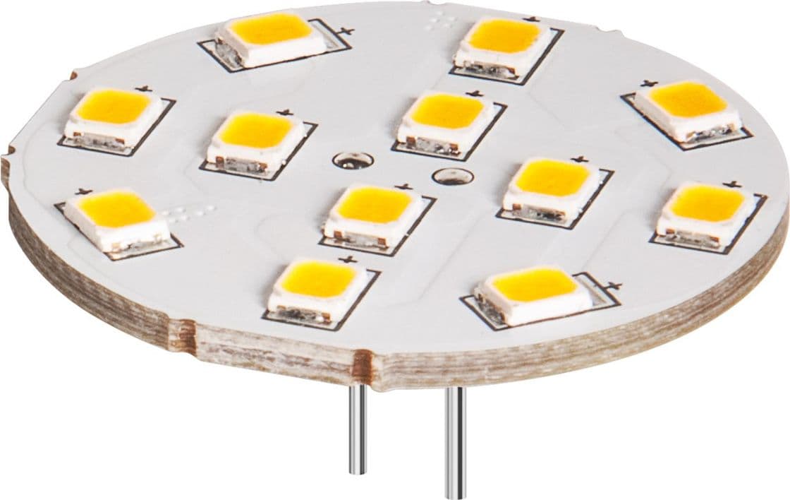 Faretto Led a Disco 12LED SMD G4 5050 2W 230lm Bianco Caldo, Classe E in Lampadine a LED Scontolo.net - Potenza, commercioVirtuoso.it