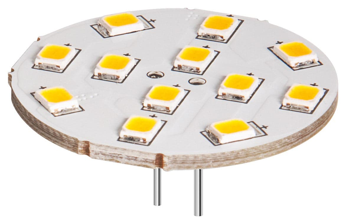 Faretto Led a Disco 12LED SMD G4 5050 2W 230lm Bianco Caldo, Classe E in Lampadine a LED Scontolo.net - Potenza, commercioVirtuoso.it
