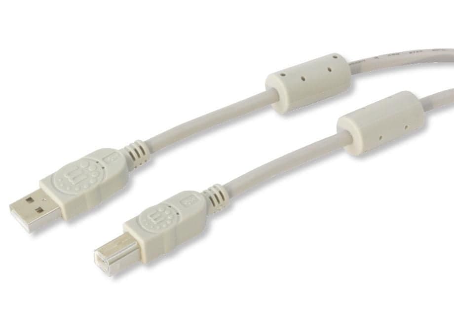 Cavo USB 2.0 A M / B M 1.8m con Ferrite Doppia Schermatura Grigio in  Scontolo.net - Potenza, commercioVirtuoso.it