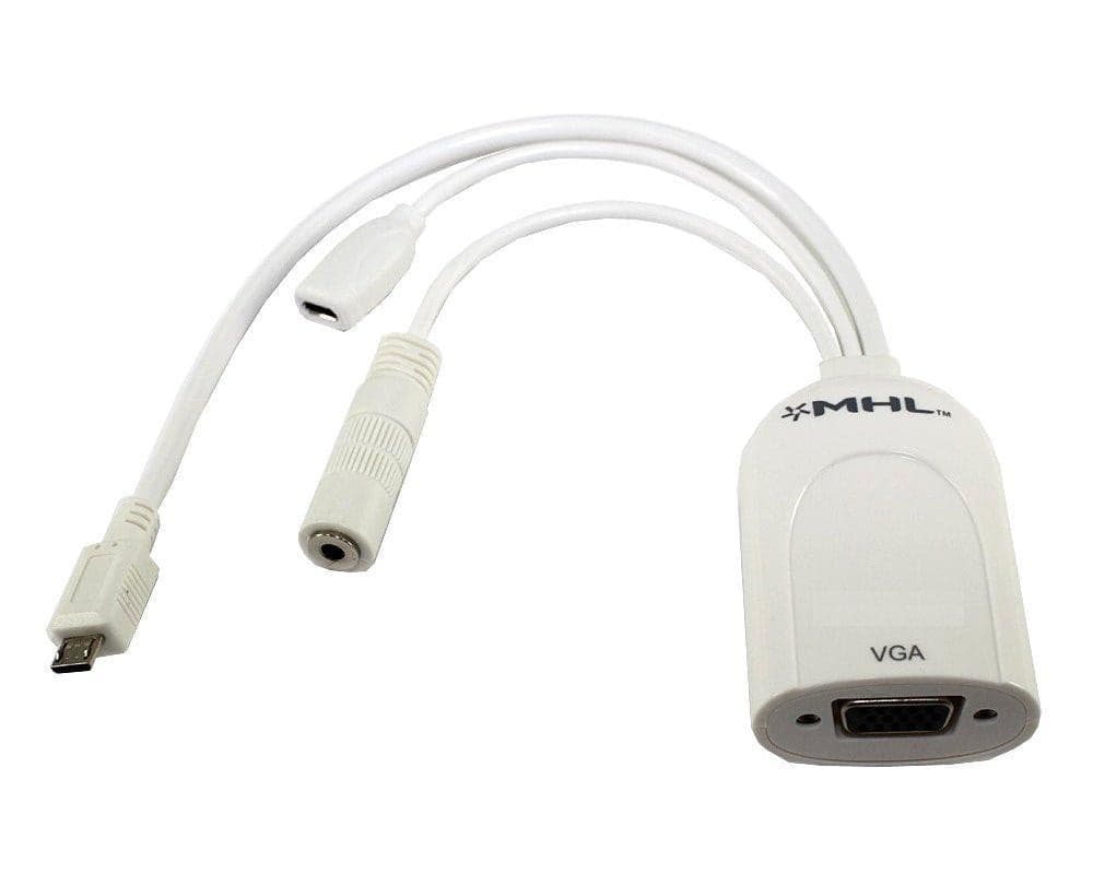 Adattatore MHL a VGA con audio per dispositivi mobili in  Scontolo.net - Potenza, commercioVirtuoso.it