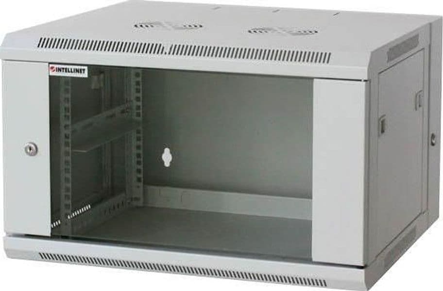 Armadio Rack 19'' a muro 15 unit&agrave due sezioni Grigio in  Scontolo.net - Potenza, commercioVirtuoso.it