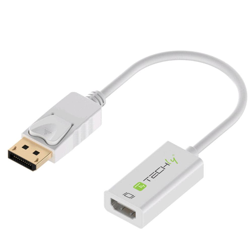 Adattatore Attivo DisplayPort 1.2 Maschio HDMI Femmina 4K 30Hz 15cm Bianco in  Scontolo.net - Potenza, commercioVirtuoso.it