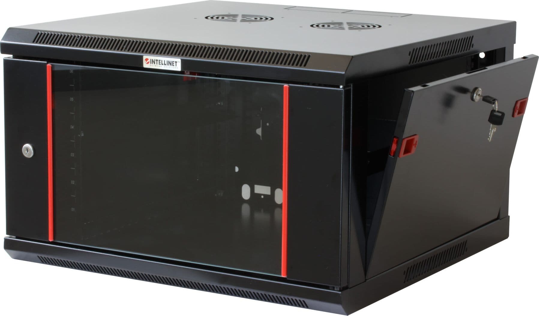 Armadio Rack 19'' a muro 9 unit&agrave sezione unica prof. 600mm Nero in  Scontolo.net - Potenza, commercioVirtuoso.it