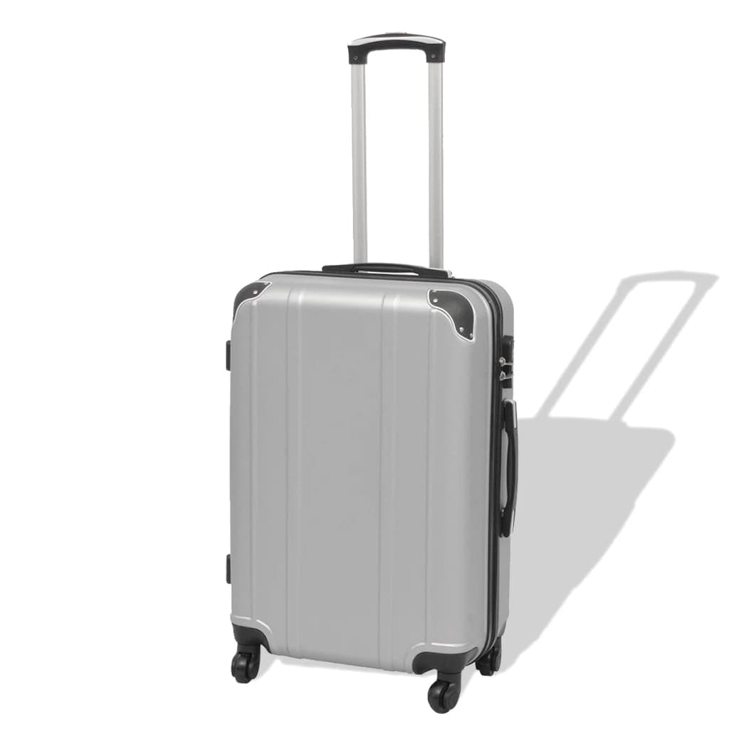 Set Viaggio 4 Pezzi Trolley Rigidi Argento con Bagaglio a Mano Incluso in Set di valigie Esplodia - Napoli, commercioVirtuoso.it