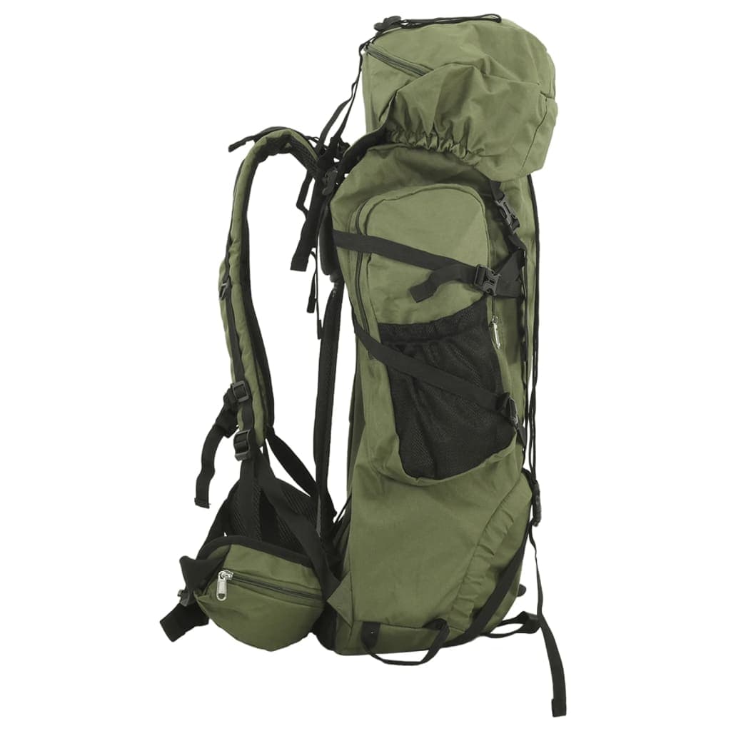 Zaino da Trekking Verde Militare 100 L in Tessuto Oxford in Ginevra Esplodia - Napoli, commercioVirtuoso.it