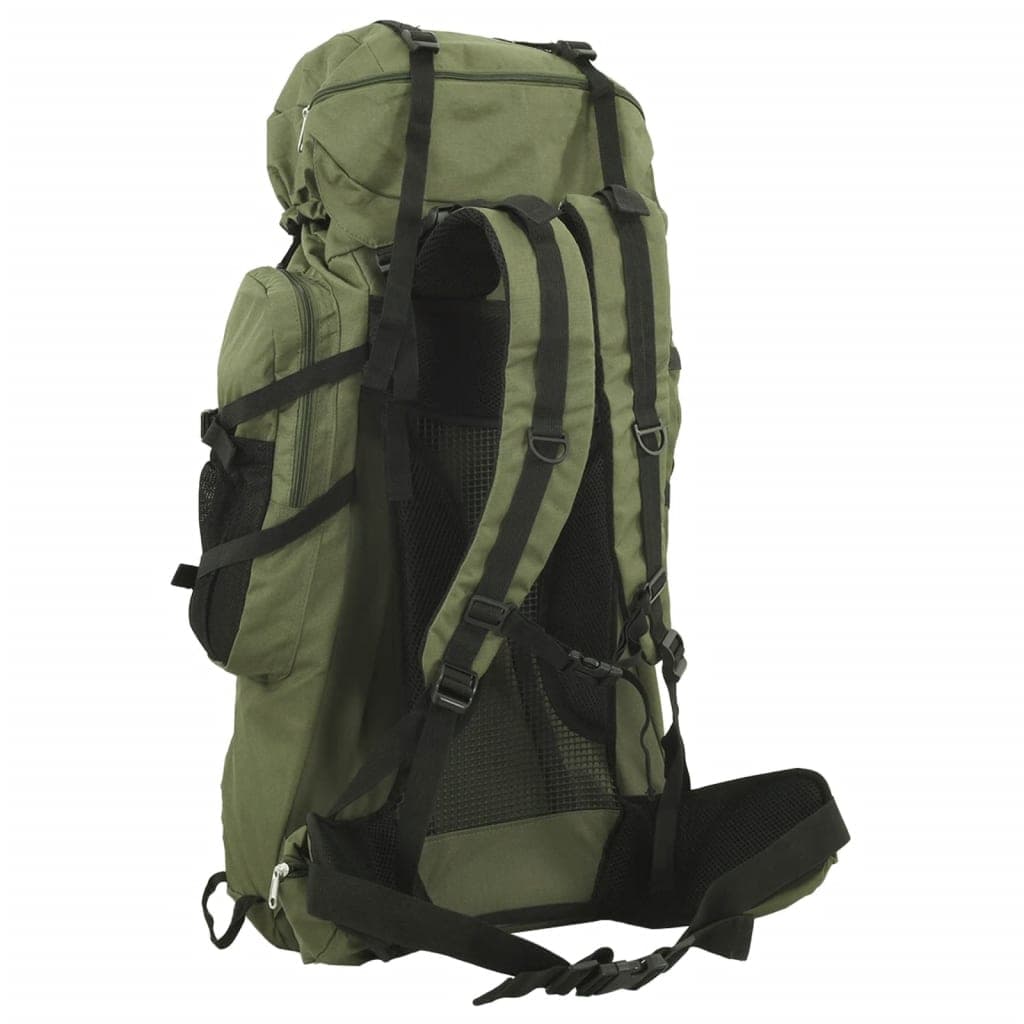 Zaino da Trekking Verde Militare 100 L in Tessuto Oxford in Ginevra Esplodia - Napoli, commercioVirtuoso.it