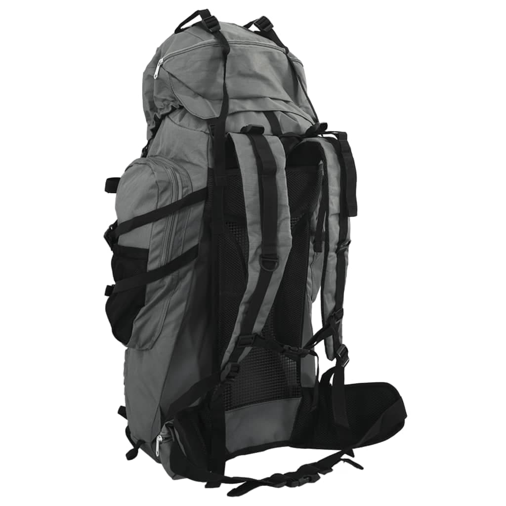Zaino da Trekking 100 L  40 x 22 x 90 cm in Tessuto Oxford Grigio in Borsoni Esplodia - Napoli, commercioVirtuoso.it