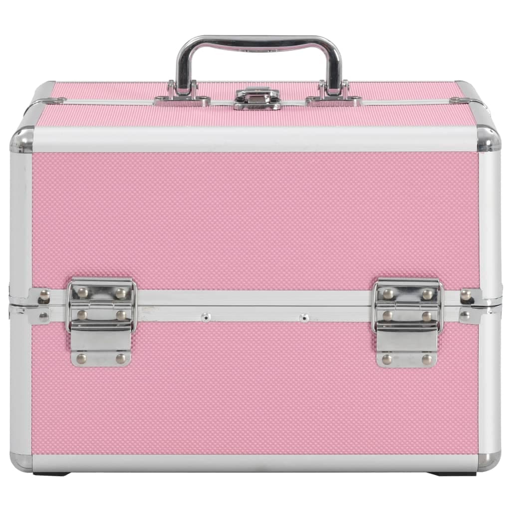 Valigia per Cosmetici 22x30x21 cm Rosa in Alluminio in Beauty Case da viaggio Esplodia - Napoli, commercioVirtuoso.it