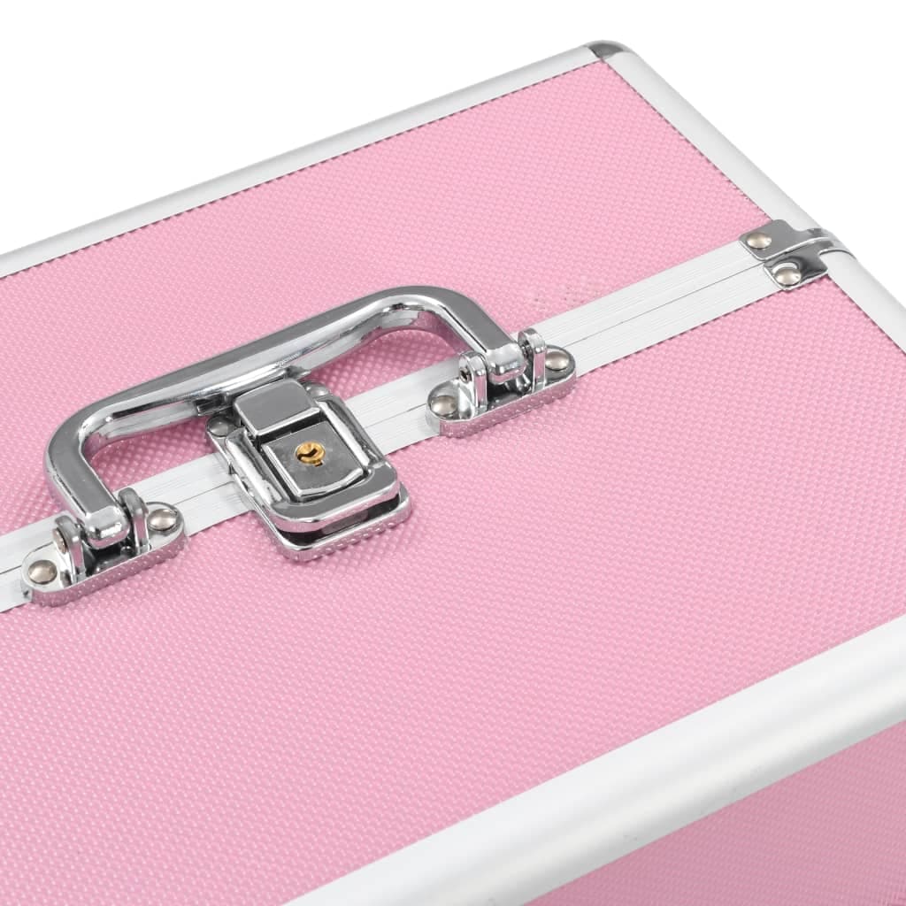 Valigia per Cosmetici 22x30x21 cm Rosa in Alluminio in Beauty Case da viaggio Esplodia - Napoli, commercioVirtuoso.it