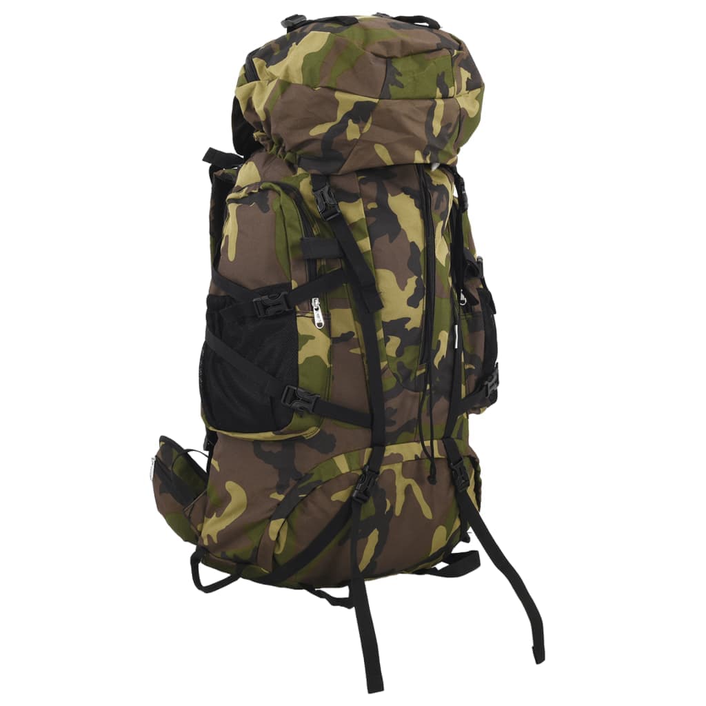 Zaino da Trekking Verde Mimetico 80 L in Tessuto Oxford in Ginevra Esplodia - Napoli, commercioVirtuoso.it