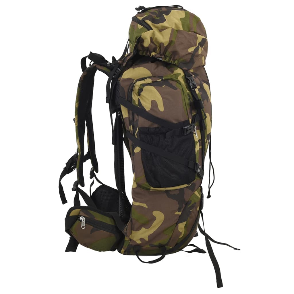 Zaino da Trekking Verde Mimetico 80 L in Tessuto Oxford in Ginevra Esplodia - Napoli, commercioVirtuoso.it