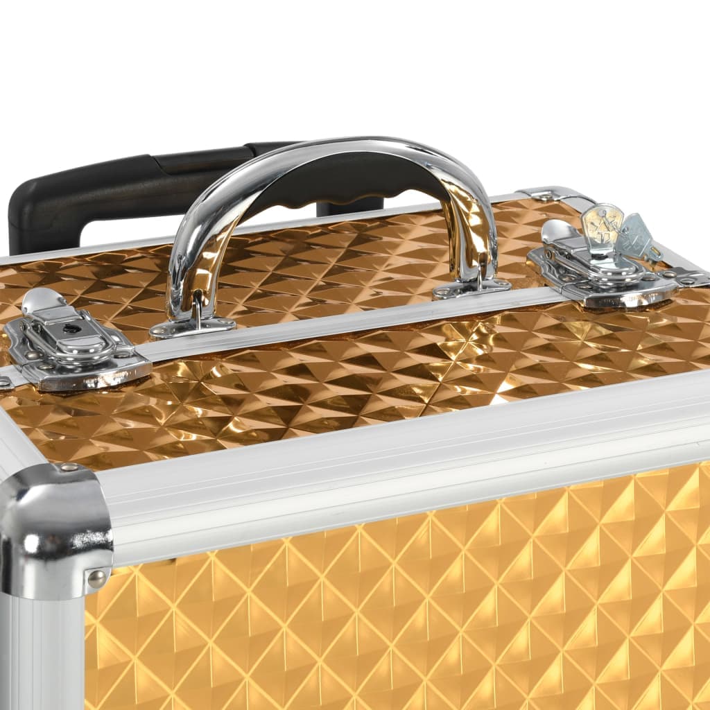 Valigia Trolley per Cosmetici 35x29x45 cm Oro in Alluminio in Beauty Case da viaggio Esplodia - Napoli, commercioVirtuoso.it