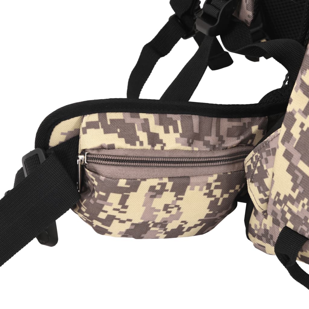 Zaino da Trekking Cammello Mimetico 80 L 40 x 20 x 78 cm Tessuto Oxford in Ginevra Esplodia - Napoli, commercioVirtuoso.it