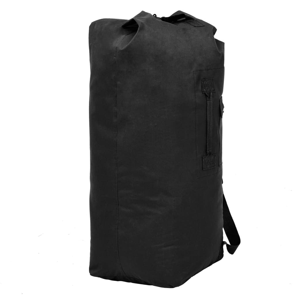 Borsone da Viaggio in Stile Militare 85 L 30 x 30 x 90 cm Nero in Borsoni Esplodia - Napoli, commercioVirtuoso.it