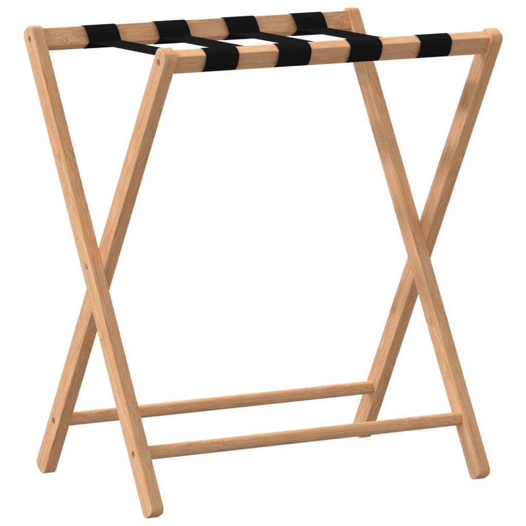 Portabagagli Design Arreda con Stile e Funzionalità 68,5x38x58 cm in bambù 70kg