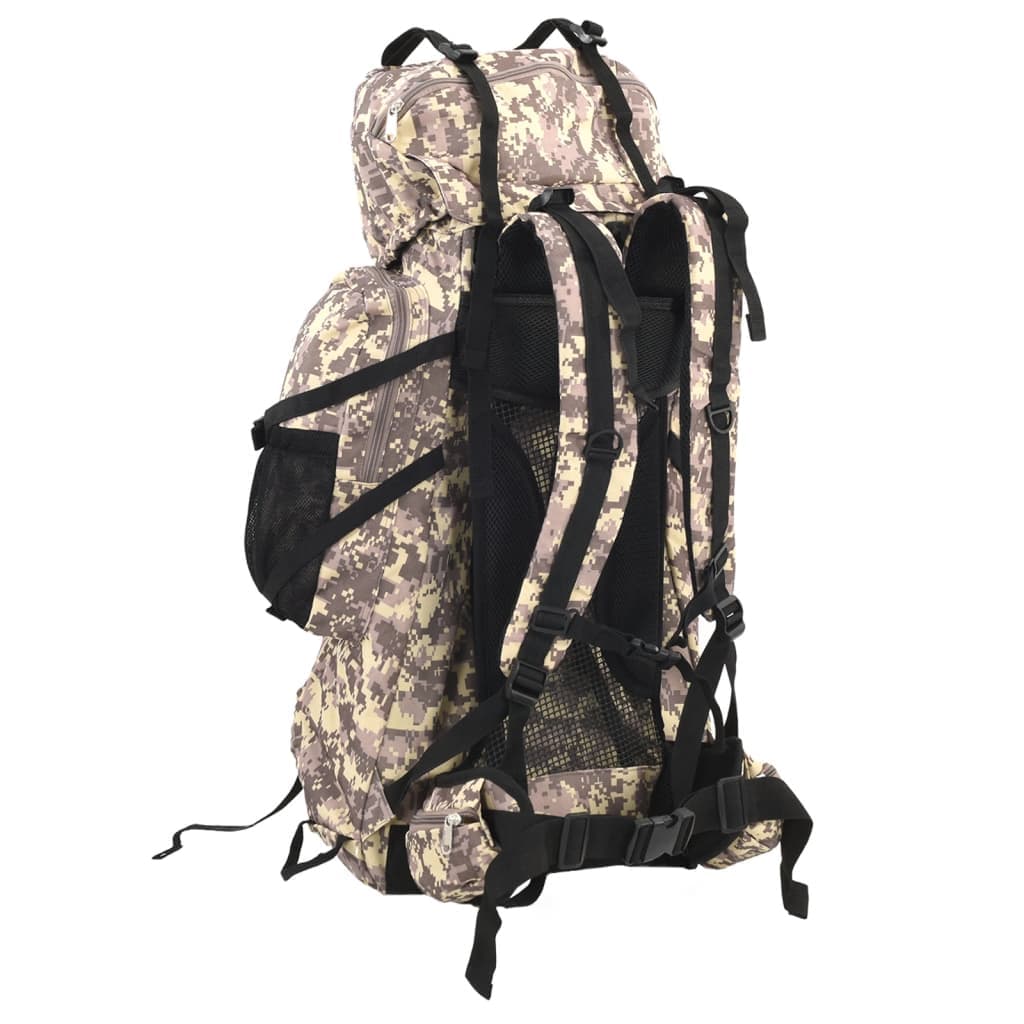 Zaino da Trekking 37 x 20 x 65 cm 60 L in Tessuto Oxford Idrorepellente Mimetico in Ginevra Esplodia - Napoli, commercioVirtuoso.it