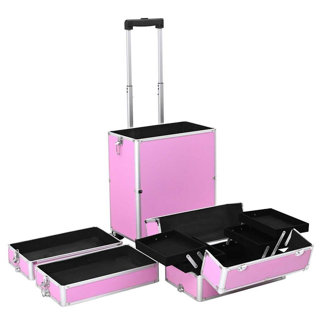 Valigia Trolley Cosmetici Organizza e Proteggi i tuoi Prodotti in Alluminio Rosa in Beauty Case da viaggio Esplodia - Napoli, commercioVirtuoso.it
