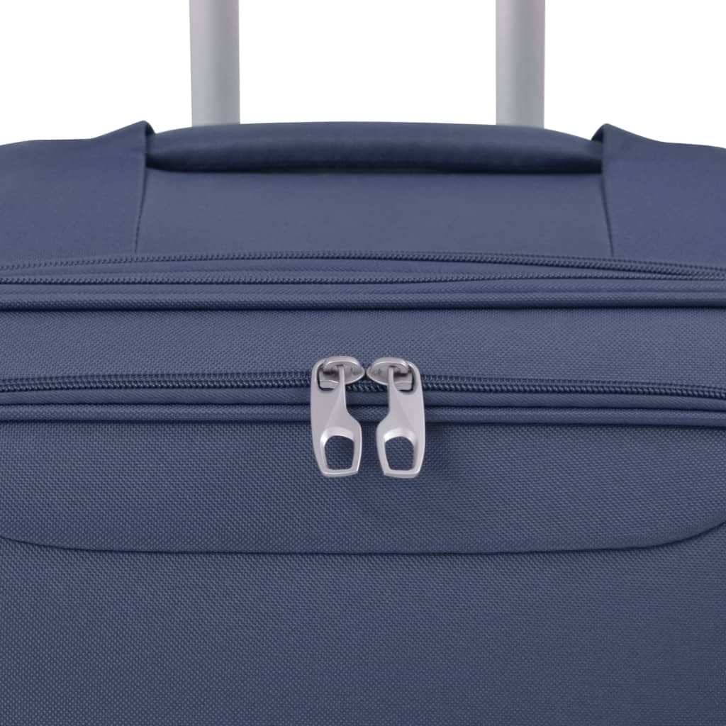 Set Valigie Trolley Morbide 3 pezzi Quattro Ruote Girevoli 360° Blu Marino in Set di valigie Esplodia - Napoli, commercioVirtuoso.it