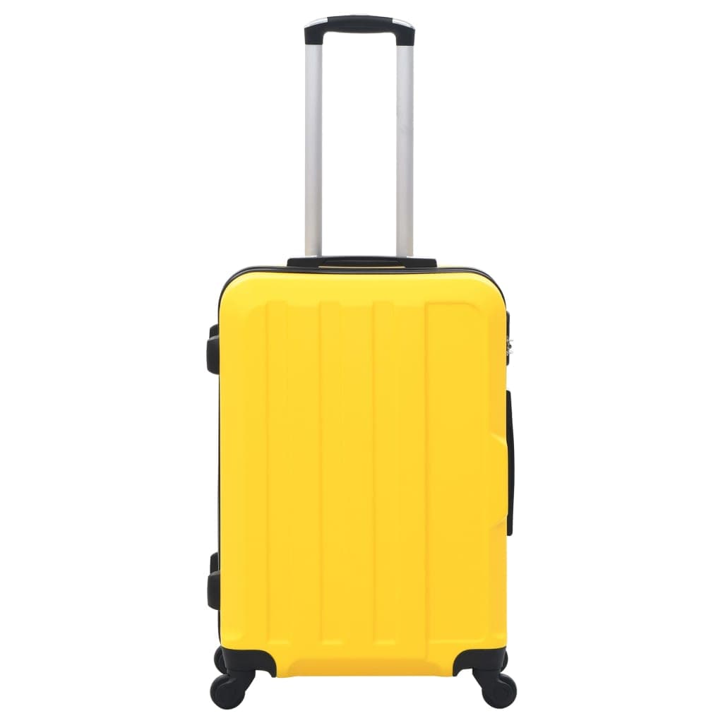 Set Trolley 3 Pezzi a Custodia Rigida in ABS Quattro Ruote Girevoli 360° Giallo in Set di valigie Esplodia - Napoli, commercioVirtuoso.it