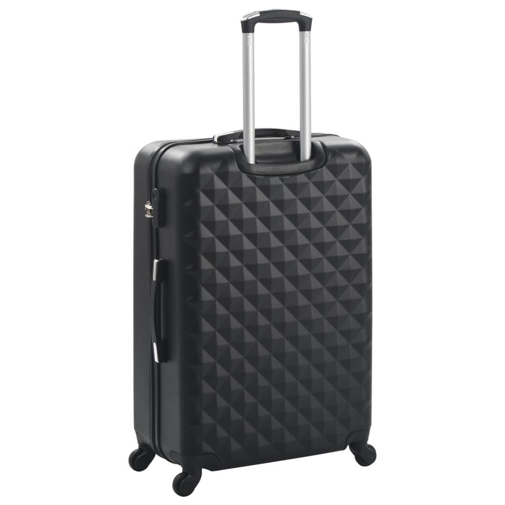Set Trolley a Custodia Rigida 3 pz in ABS Quattro Ruote Girevoli 360° Nero in Set di valigie Esplodia - Napoli, commercioVirtuoso.it