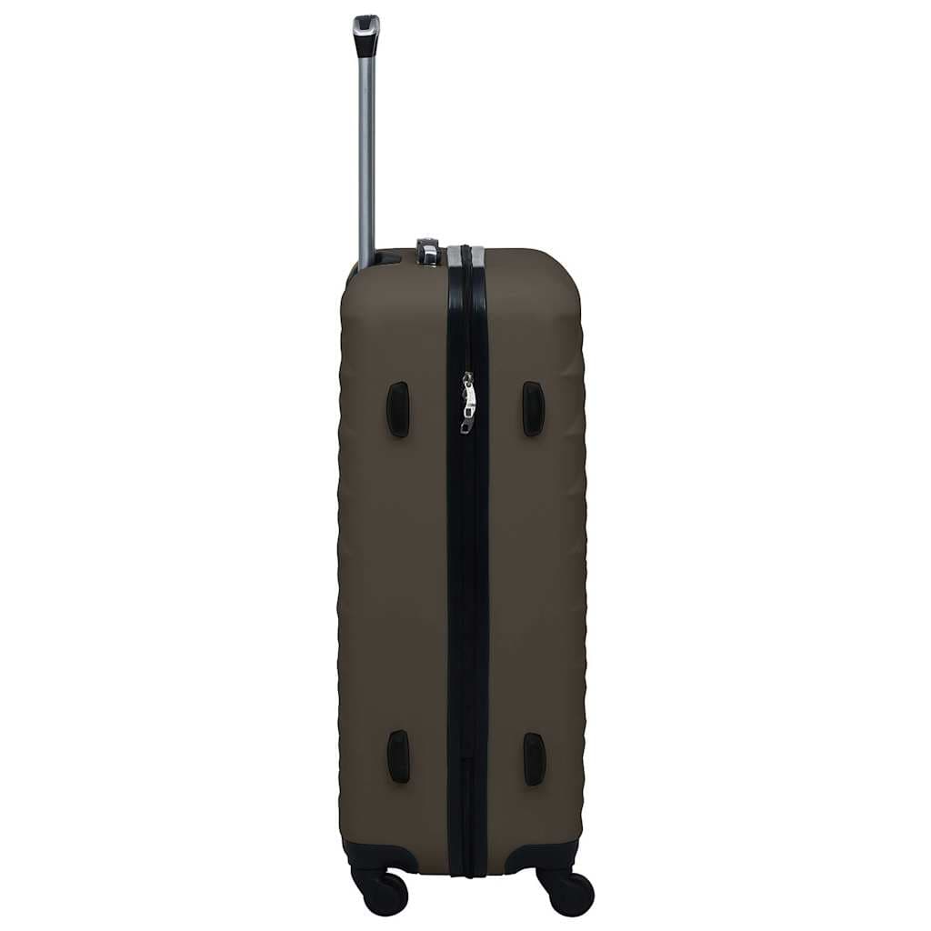 Set Valigie Trolley 3 pz a Custodia Rigida in ABS 4 Ruote Girevoli 360° Marrone in Set di valigie Esplodia - Napoli, commercioVirtuoso.it