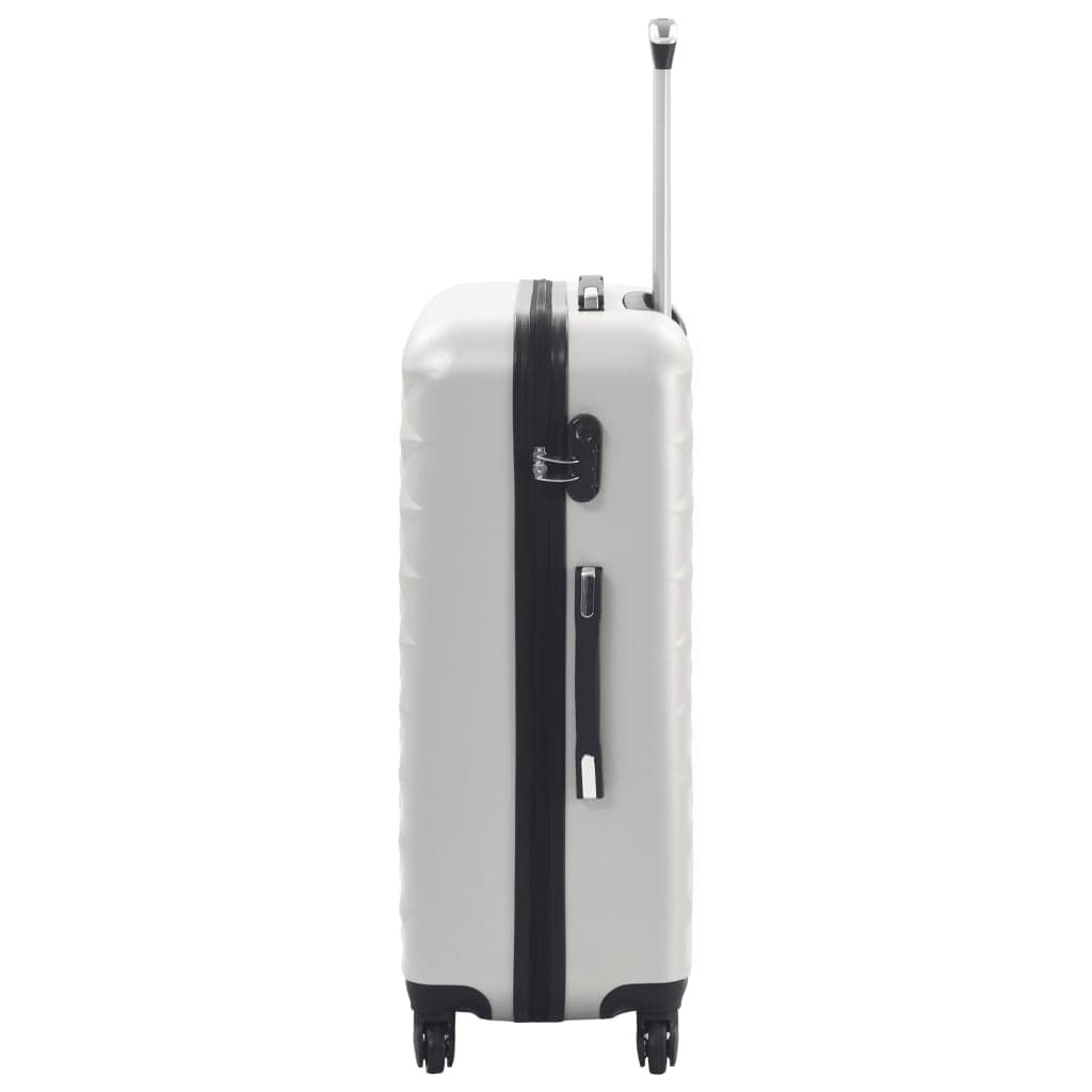 Set Trolley 3 pz a Custodia Rigida in ABS 4 Ruote Girevoli 360° Argento Lucido in Bagaglio a mano Esplodia - Napoli, commercioVirtuoso.it