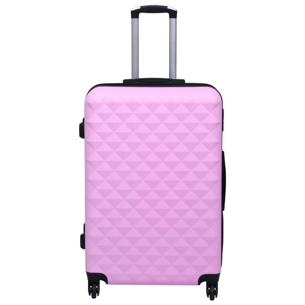 Set Valigie Trolley a Custodia Rigida in ABS Quattro Ruote Girevoli a 360° Rosa in Set di valigie Esplodia - Napoli, commercioVirtuoso.it