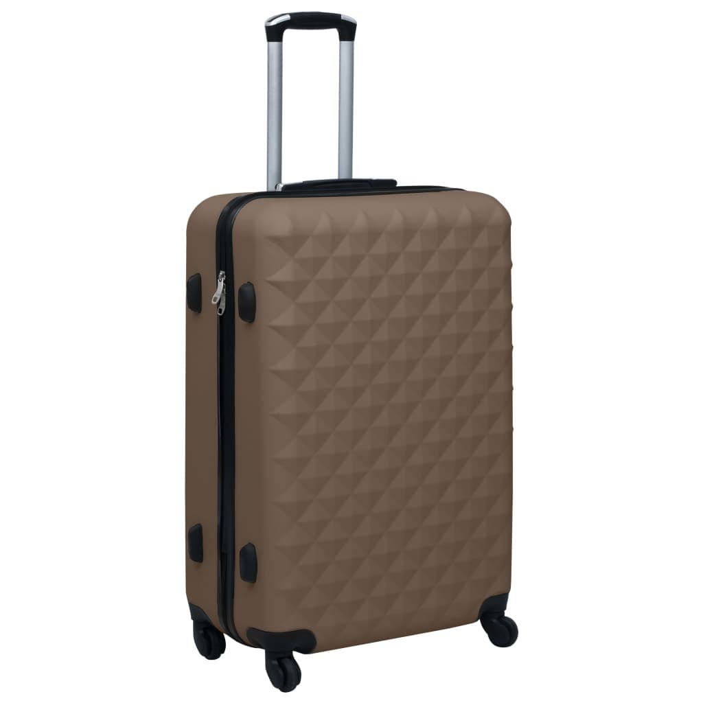 Set Valigie Trolley 2 Pezzi Custodia Rigida in ABS Quattro Ruote 360° Marrone in Set di valigie Esplodia - Napoli, commercioVirtuoso.it