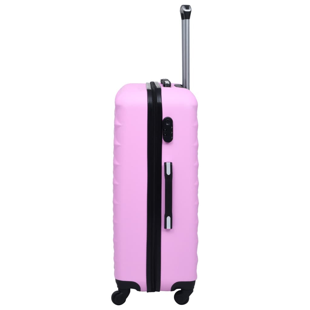 Trolley a Custodia Rigida in ABS Chiusura di Sicurezza 4 Ruote Girevoli 360°Rosa in Bagaglio a mano Esplodia - Napoli, commercioVirtuoso.it
