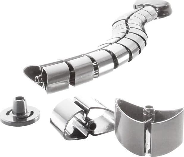 Guaina Raccoglicavi diametro 75mm Lunghezza 720mm Silver in Guaine per cavi Scontolo.net - Potenza, commercioVirtuoso.it