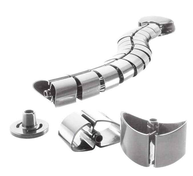 Guaina Raccoglicavi diametro 75mm Lunghezza 720mm Silver in Guaine per cavi Scontolo.net - Potenza, commercioVirtuoso.it