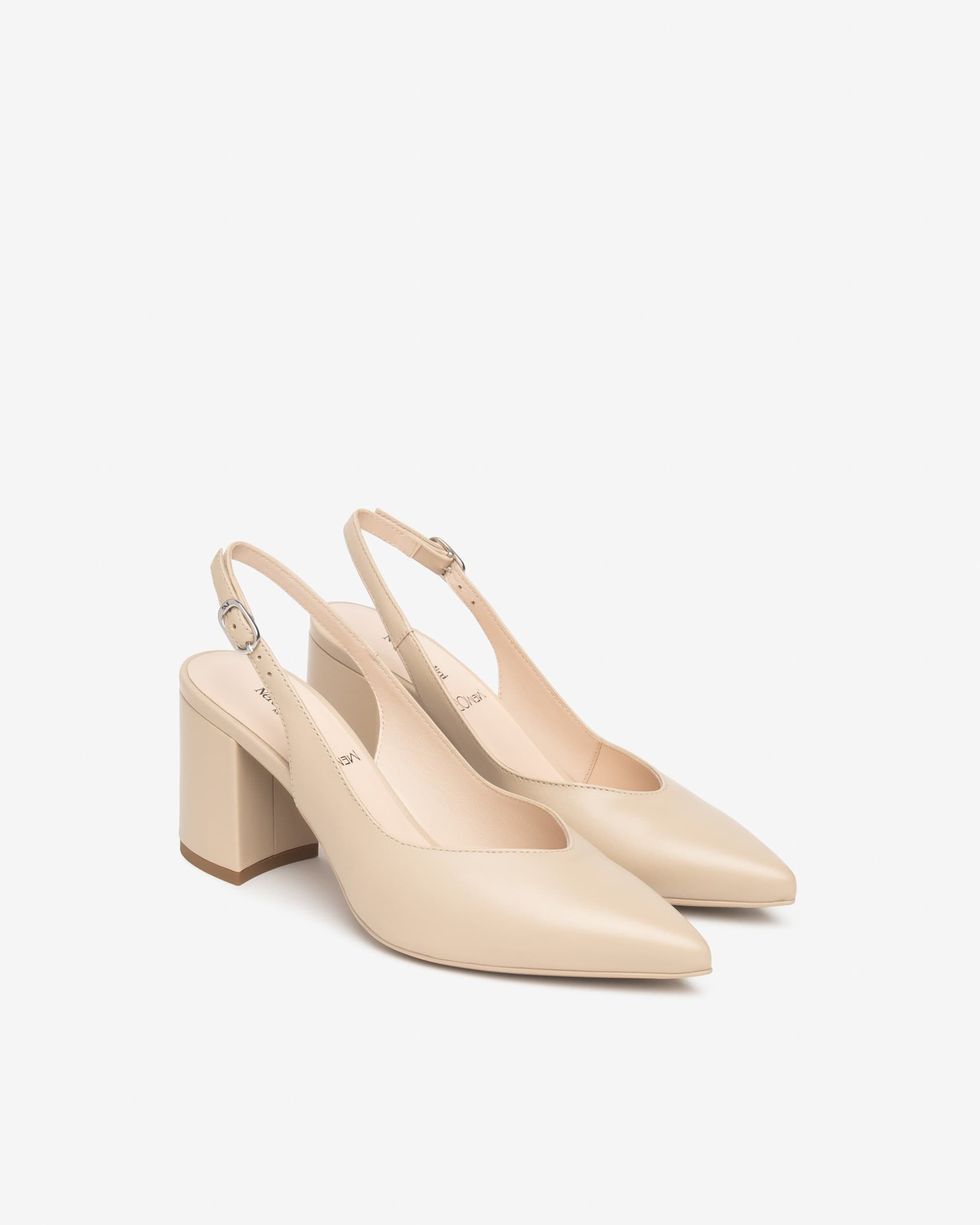 Nero Giardini slingback in nappa col. lino E615520D453 in prodotto Teresi Calzature - Marsala, commercioVirtuoso.it