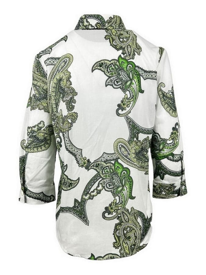 Camicetta Snob Camicie Bianco/militare da donna in Bluse e camicie Drestige - Casamassima, commercioVirtuoso.it