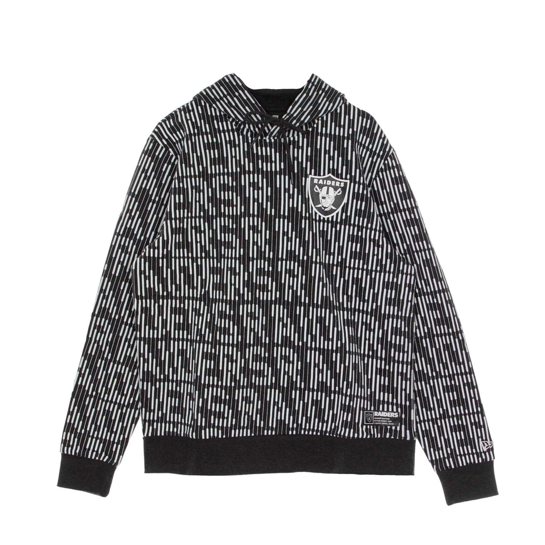 NEW ERA Felpa Cappuccio Uomo Nfl All Over Print Hoody Oakrai Original Team Colors da uomo in Felpe con cappuccio Drestige - Casamassima, commercioVirtuoso.it