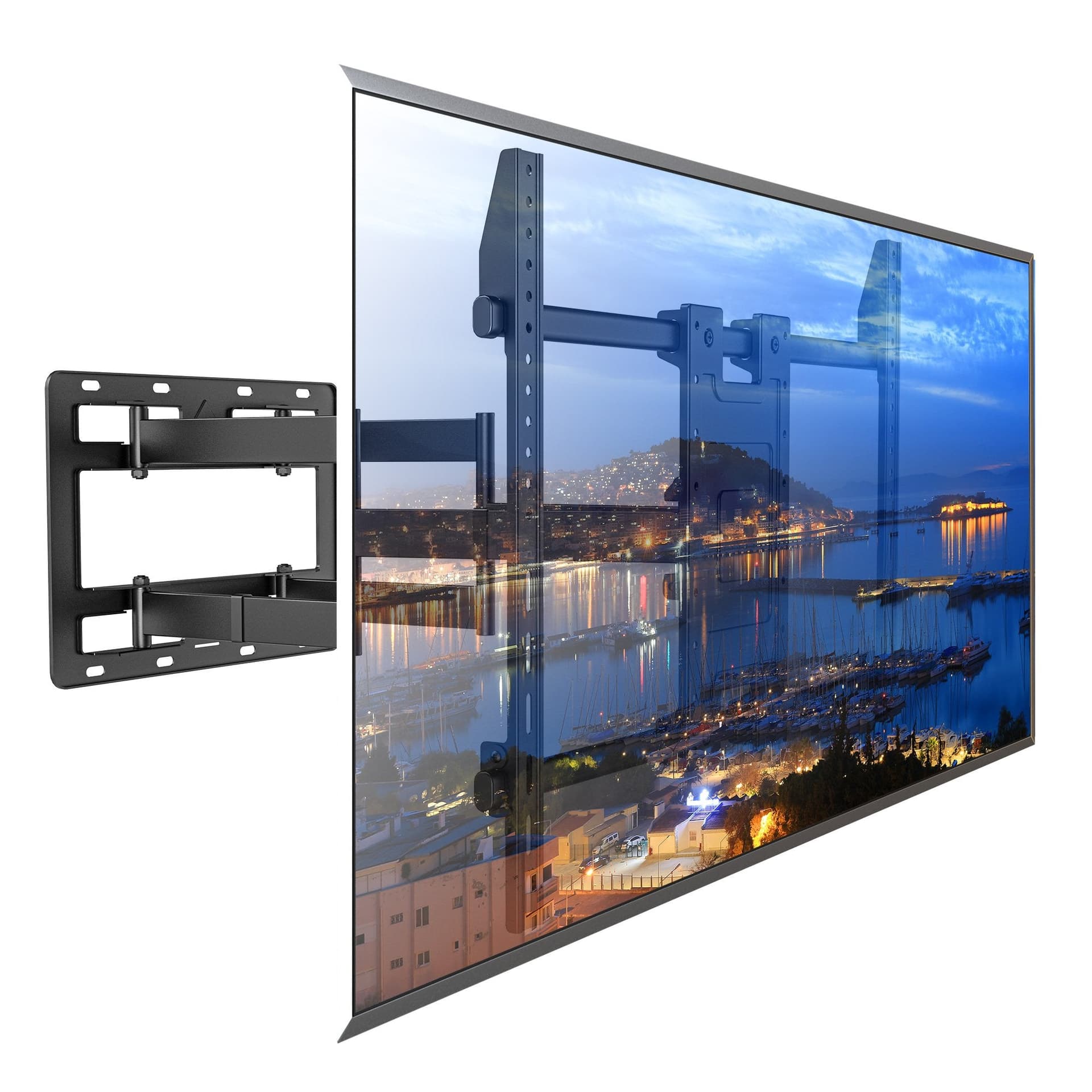 Supporto a Muro per TV LED LCD 55-100'' Full-Motion in Supporti da parete e da soffitto Scontolo.net - Potenza, commercioVirtuoso.it