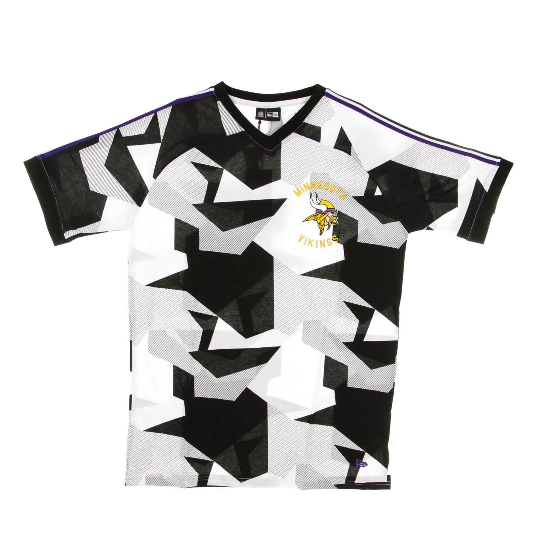 NEW ERA Casacca Uomo Nfl Vikings All Over Print Oversized Tee Minvik Black/white da uomo in T-Shirt Drestige - Casamassima, commercioVirtuoso.it
