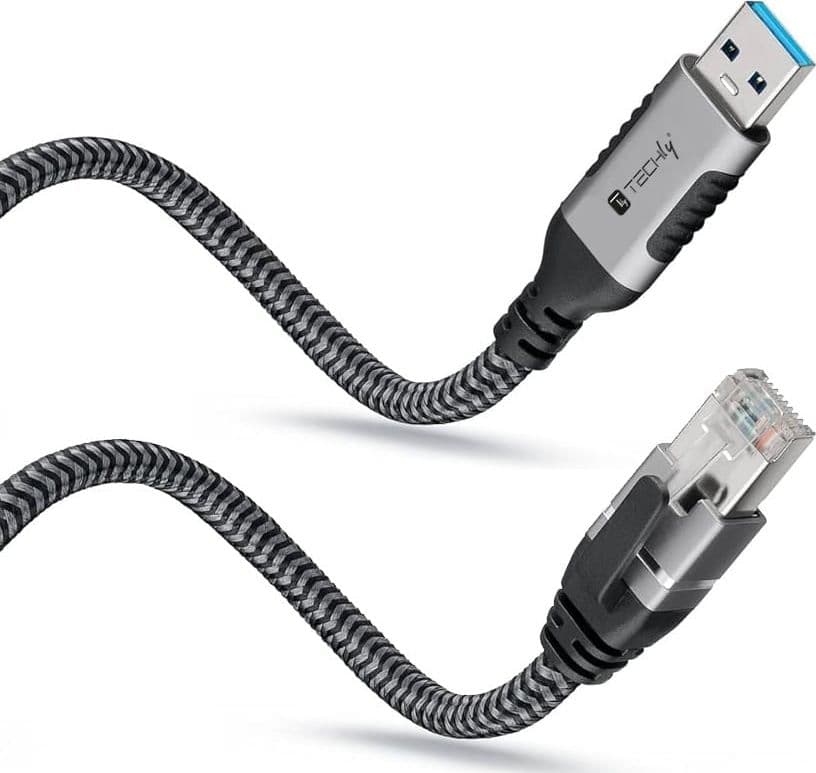 Cavo USB 3.0 Tipo A Maschio a Ethernet RJ45 Maschio 2m in Adattatori USB wireless Scontolo.net - Potenza, commercioVirtuoso.it