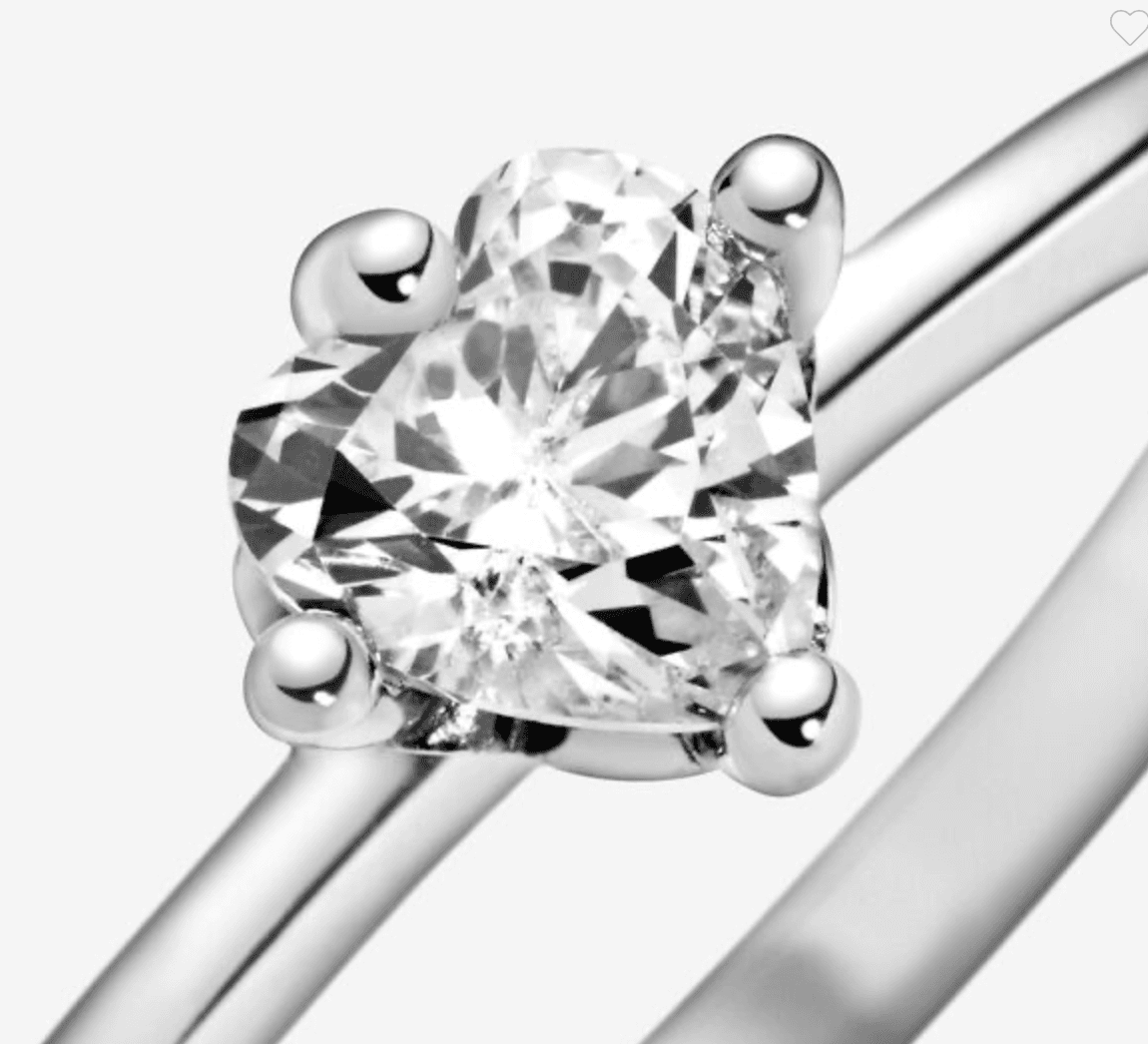Pandora - Anello solitario con cuore in Anelli Alba Gioielli - Casoria, commercioVirtuoso.it