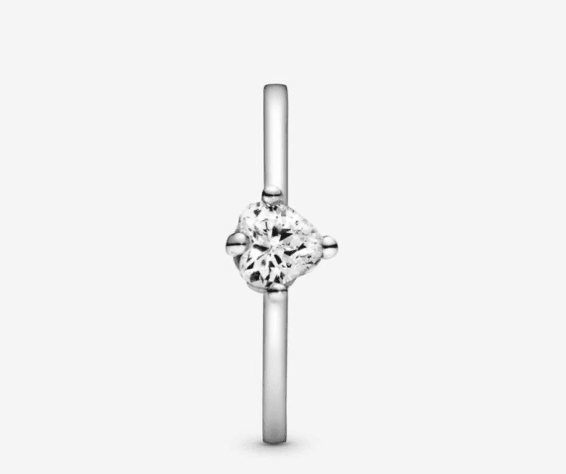 Pandora - Anello solitario con cuore in Anelli Alba Gioielli - Casoria, commercioVirtuoso.it