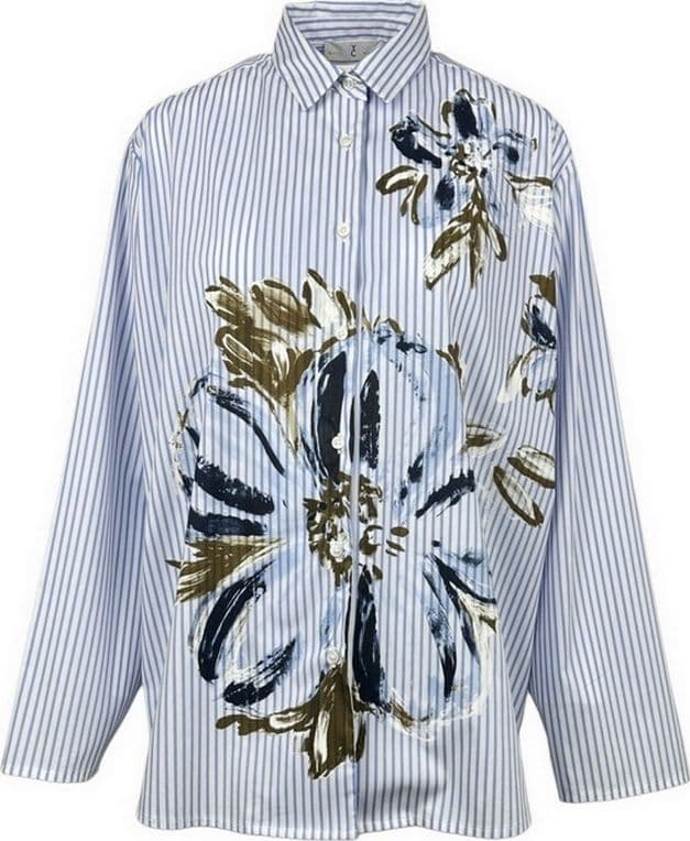 WHYCI  Camicie Bianco/azzurro