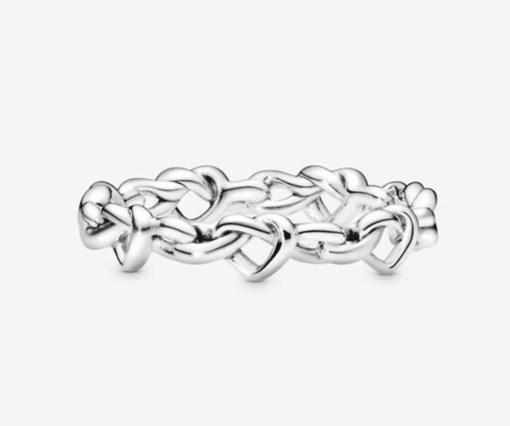 Pandora - Anello Cuori intrecciati in Anelli Alba Gioielli - Casoria, commercioVirtuoso.it