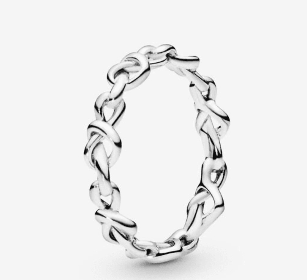 Pandora - Anello Cuori intrecciati in Anelli Alba Gioielli - Casoria, commercioVirtuoso.it