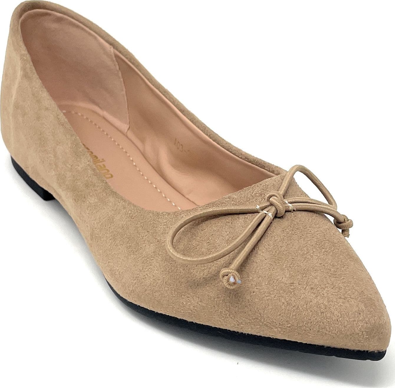 Francesco Milano ballerina donna in pelle taupe A03-32C in prodotto Teresi Calzature - Marsala, commercioVirtuoso.it