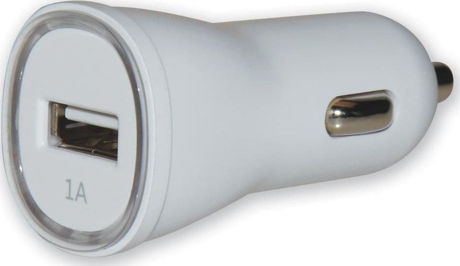 Caricatore da Auto Universale 1 Porta USB con Uscita 5V 1A Bianco in Caricabatterie da auto Scontolo.net - Potenza, commercioVirtuoso.it