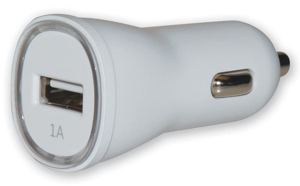 Caricatore da Auto Universale 1 Porta USB con Uscita 5V 1A Bianco in Caricabatterie da auto Scontolo.net - Potenza, commercioVirtuoso.it